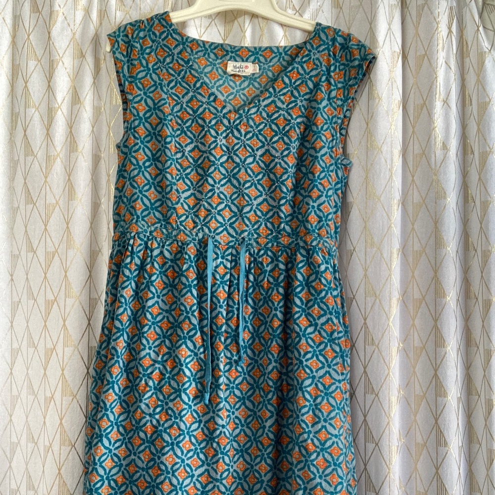 Mata Traders Geometric Floral Dress